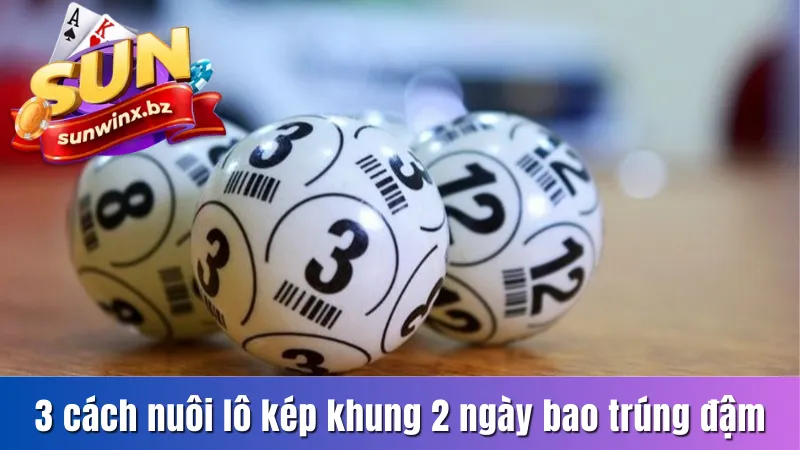 3 cách nuôi lô kép khung 2 ngày bao trúng đậm