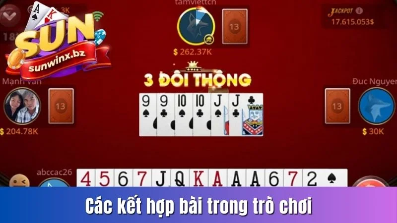 Các kết hợp bài trong trò chơi