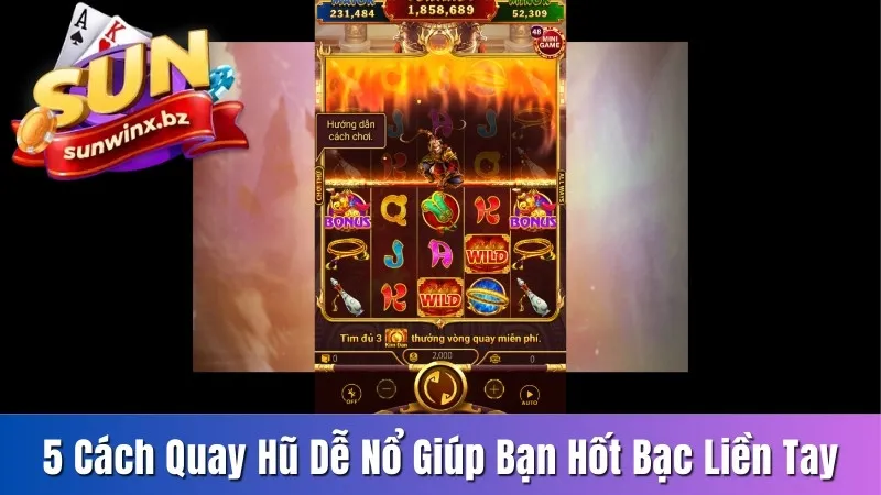 cách quay hũ dễ nổ