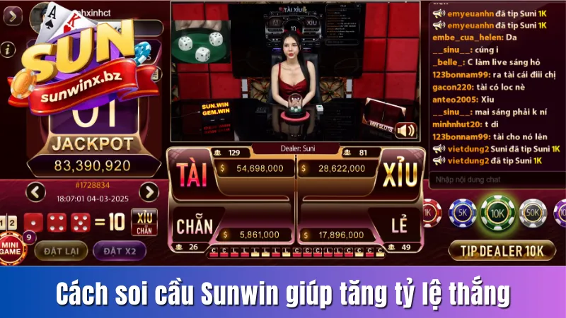 Cách soi cầu Sunwin giúp tăng tỷ lệ thắng