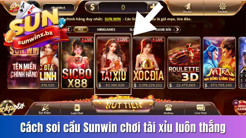 Cách soi cầu Sunwin