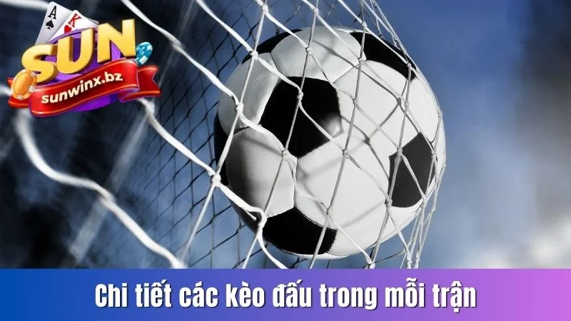 Chi tiết các kèo đấu trong mỗi trận