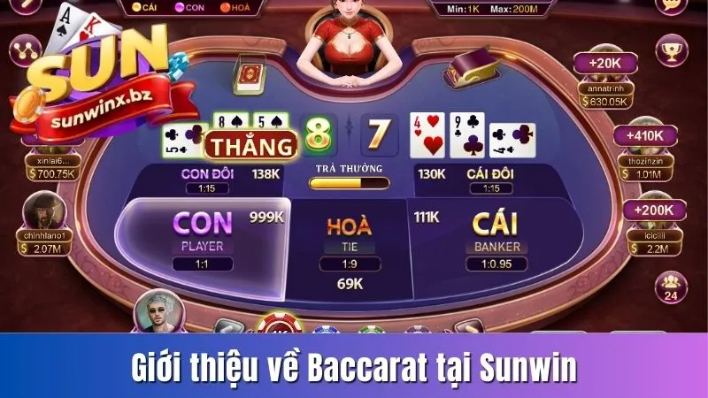 Giới thiệu chung về Baccarat Sunwin