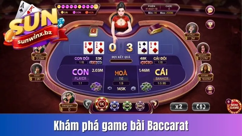Khám phá game bài Baccarat