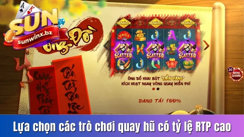 Lựa chọn game slot có tỷ lệ RTP cao
