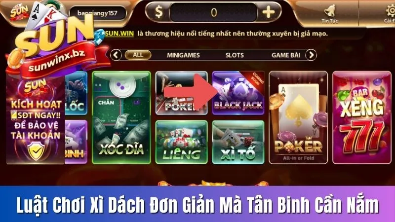 Luật chơi Xì dách
