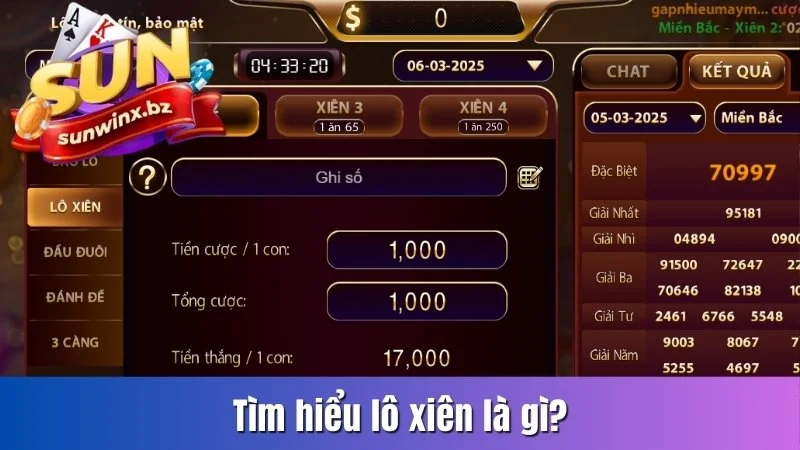Tìm hiểu lô xiên là gì?