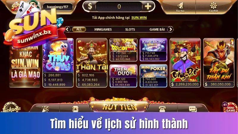 Tìm hiểu về lịch sử thương hiệu đổi thưởng Sunwin