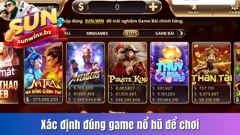Xác định đúng game nổ hũ để chơi