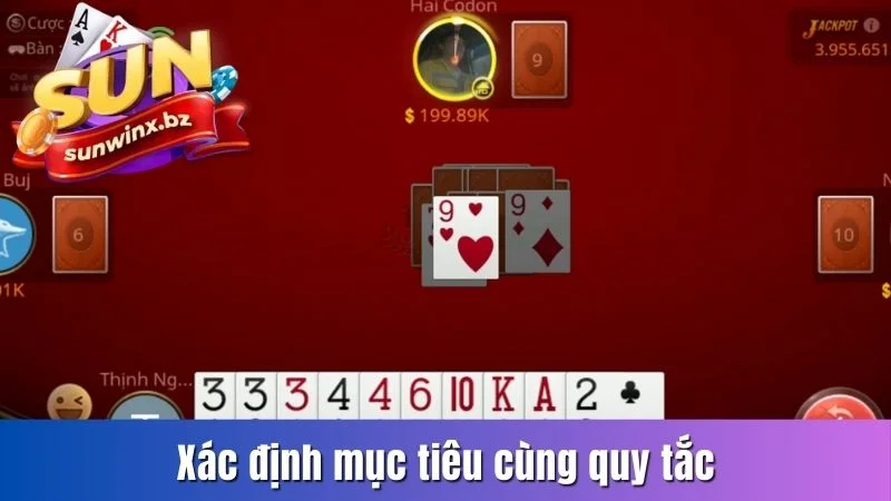 Xác định mục tiêu cùng quy tắc